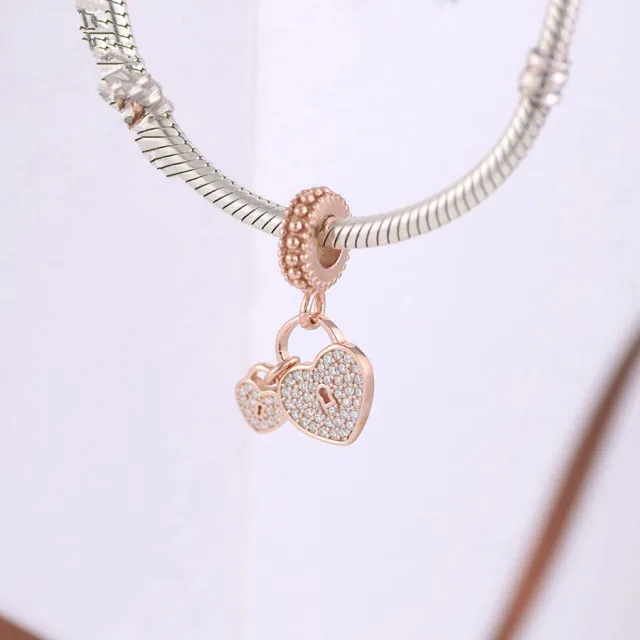 Love lock bracelet pendant Silver - Shop at LoveMi