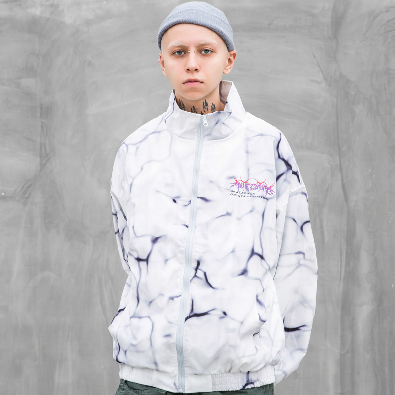 Sporty loose jacket trench coat