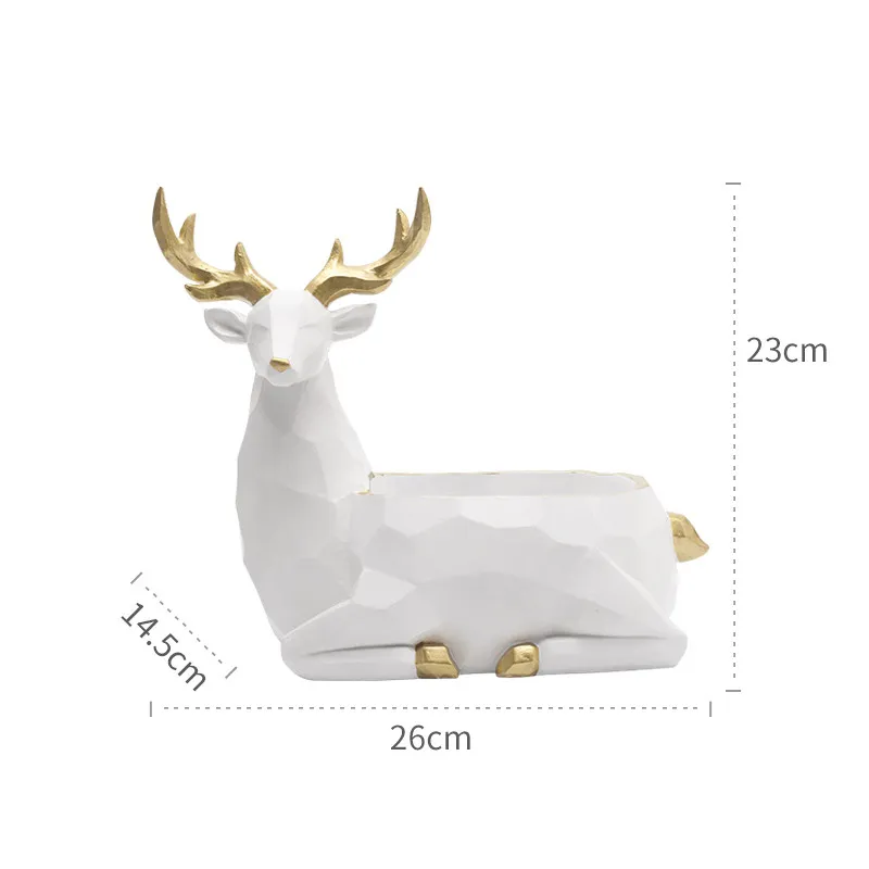 Resin craft storage box - White