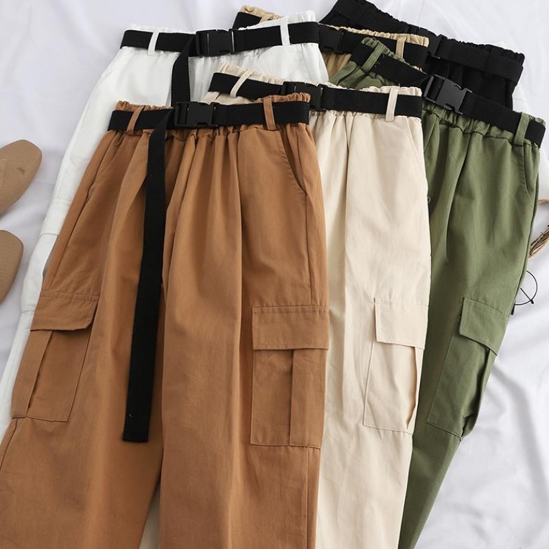 Women's belt tooling trousers