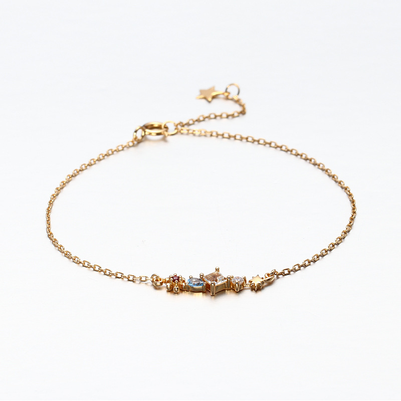 Gold Zircon Bracelet
