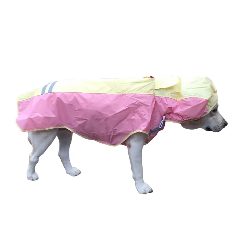 Color Dog Cloak Raincoat with Reflective