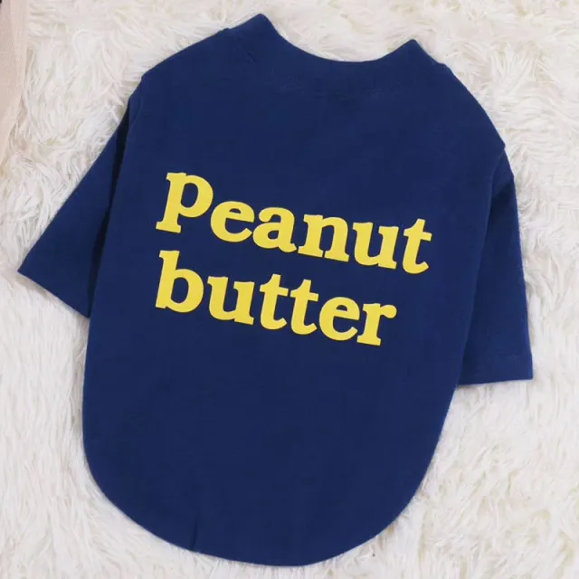 Dog letter T shirt sweater Blue - Shop at LoveMi