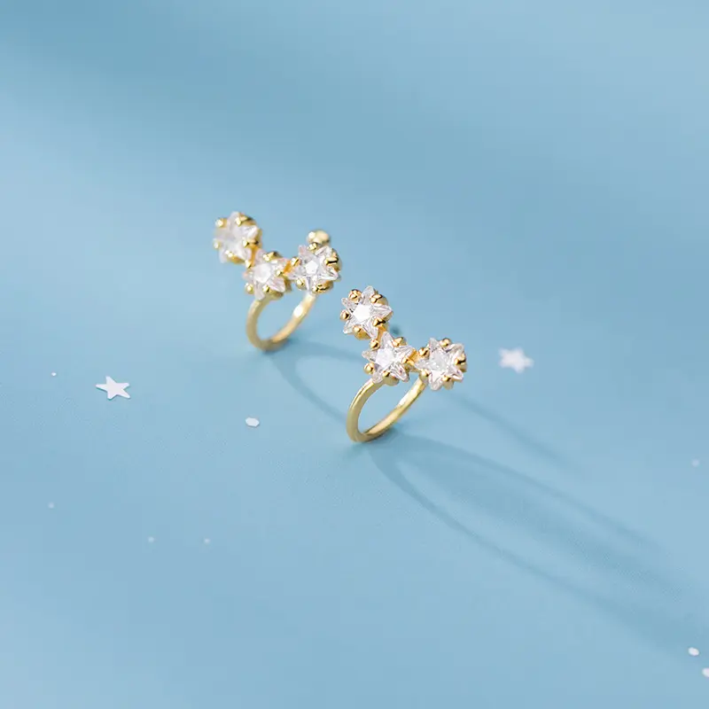 Diamond Star Earrings