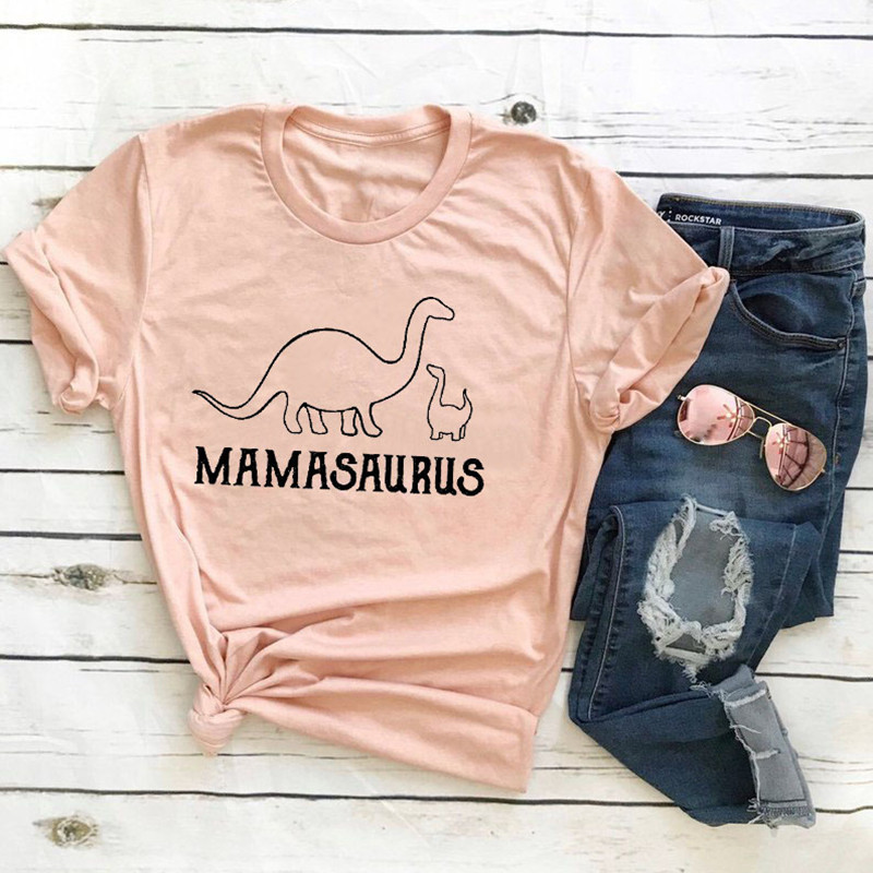 MAMASAURUS letter printed street short sleeves