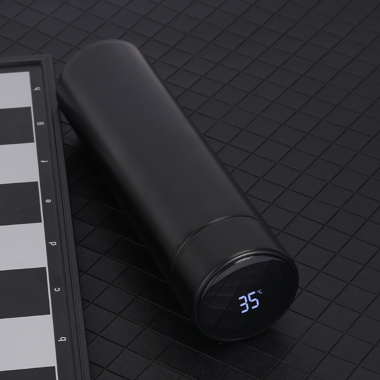 Умная бутылка для воды 500 мл, термосы из нержавеющей стали, интеллектуальный дисплей температуры, кофейная кружка, чашка