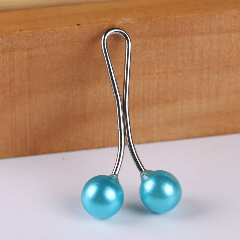 Pearl fine needle silk buckle - Light Blue