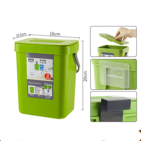 Title 1, Wall-mounted trash can for convenient waste dis...