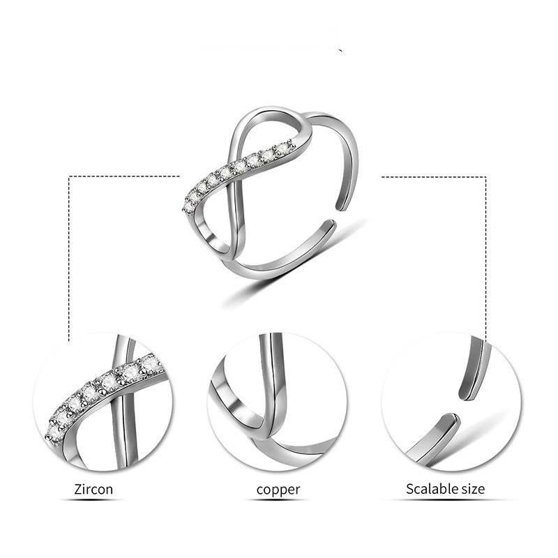 Simple cross bow ring opening adjustable