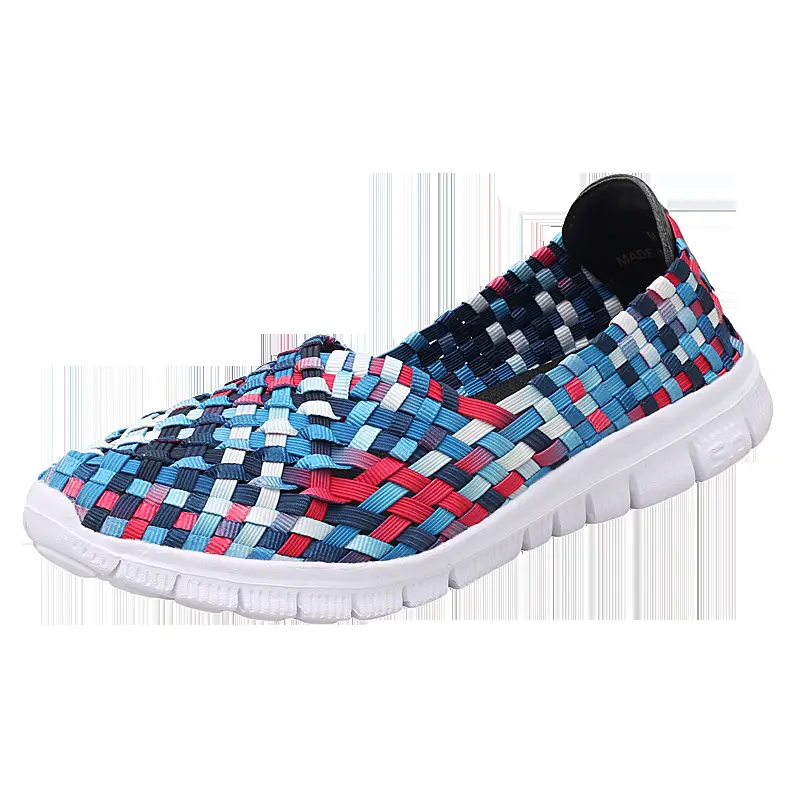 Breathable woven mesh shoes