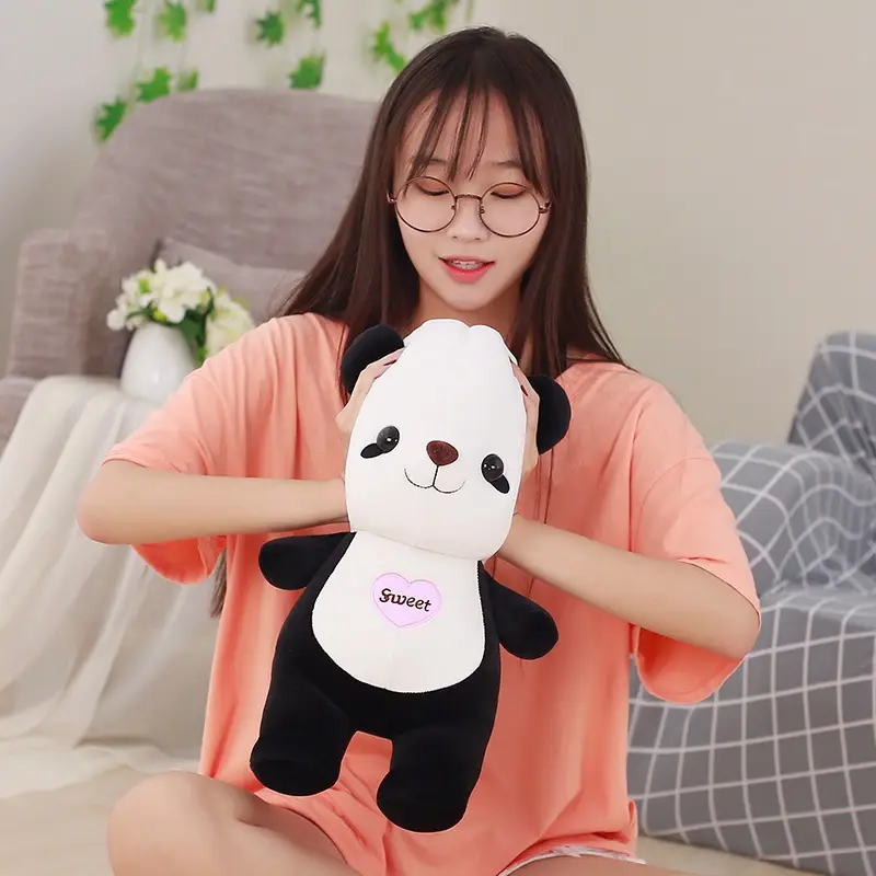Down cotton panda doll