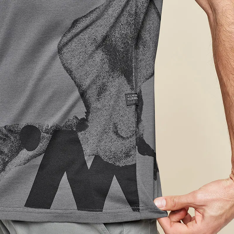 Individual printed men's short sleeves