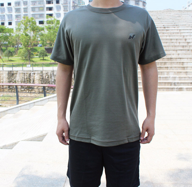 Authentic 07 physical training suit military training T-shirt summer military training uniform round neck quick drying short sleeve