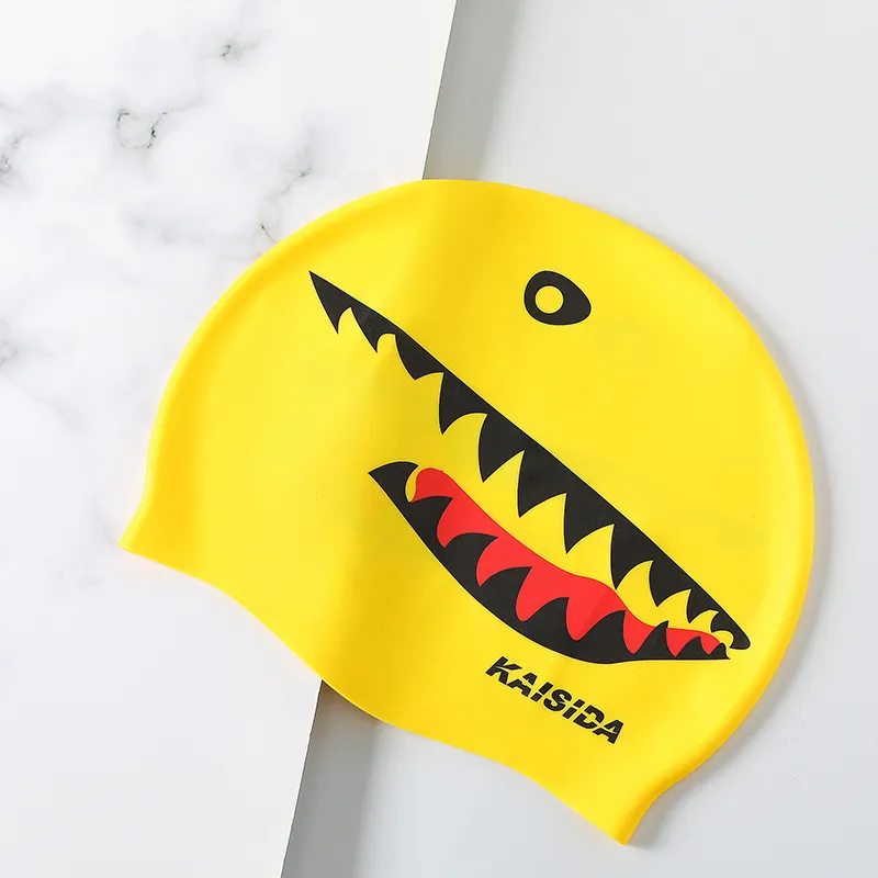 Silicone swimming cap - Yellow