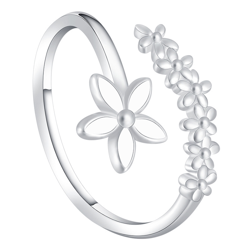 White flower ring