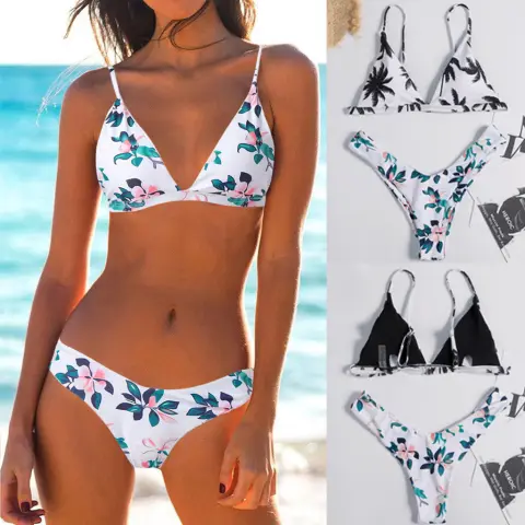 Sexy Strapless Backless Ladies Swimwear