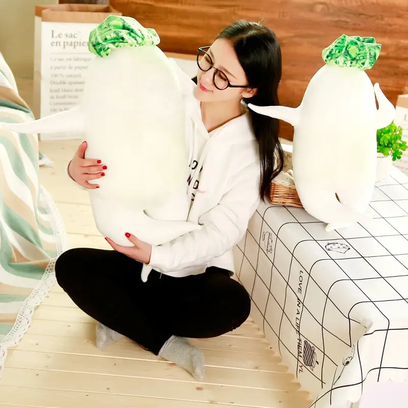 White radish plush toy