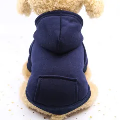 Dog teacup dog costume 1 cat puppies red dog winter - Navy Blue - View 1