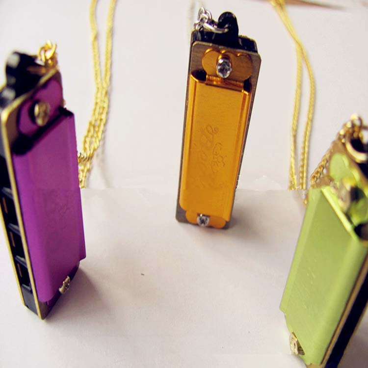 Mini harmonica necklace