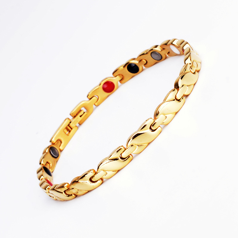 Stainless steel pure titanium magnet bracelet