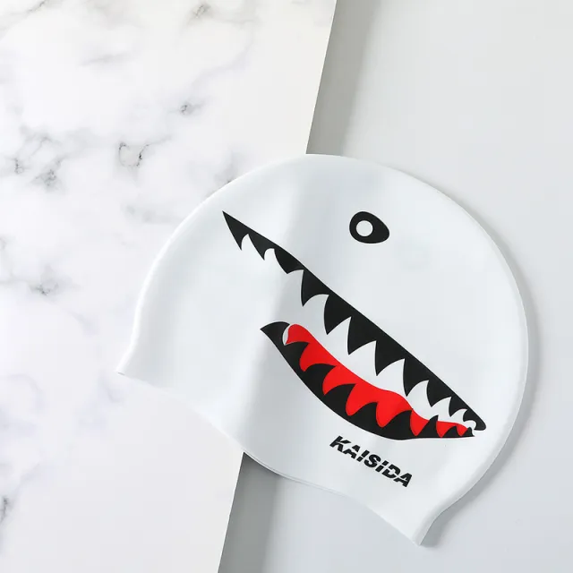 Silicone swimming cap White - Shop at LoveMi