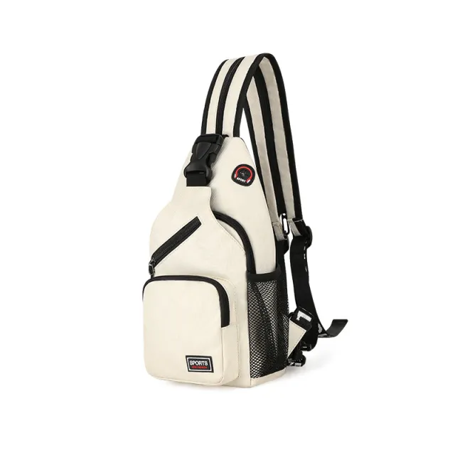 Waterproof wild chest bag White - Shop at LoveMi