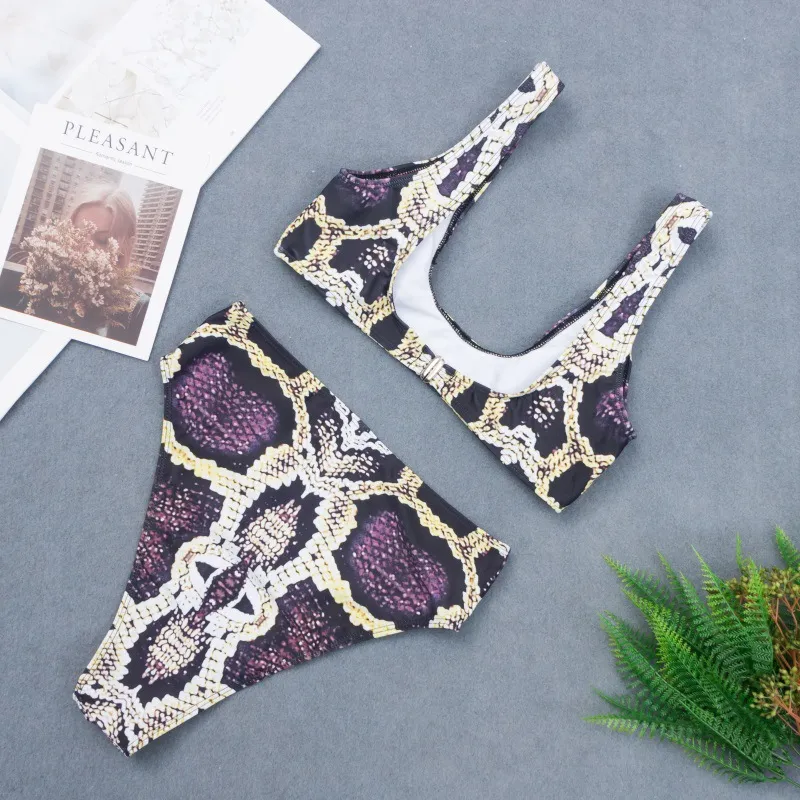 Animal snakeskin bikini - Photo Color-Xl