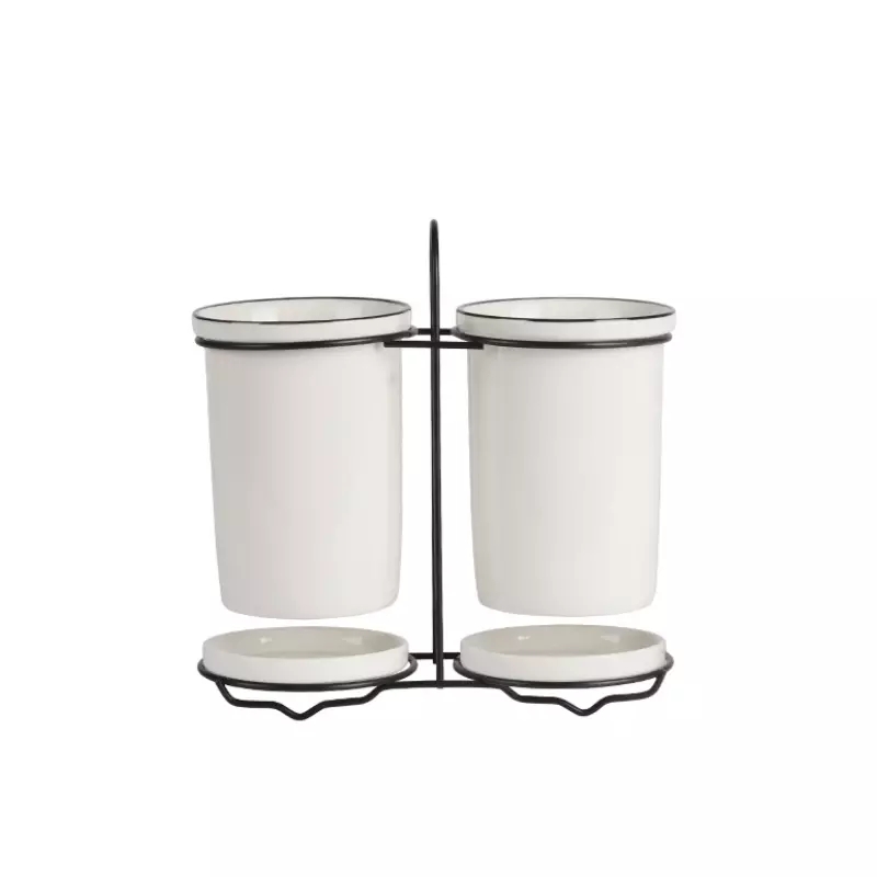 Chopsticks, knife, fork and spoon storage rack White - Shop at LoveMi