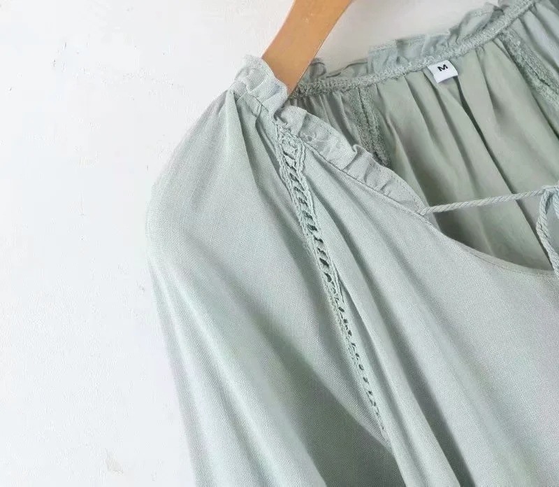 Temperament skirt with tied waist