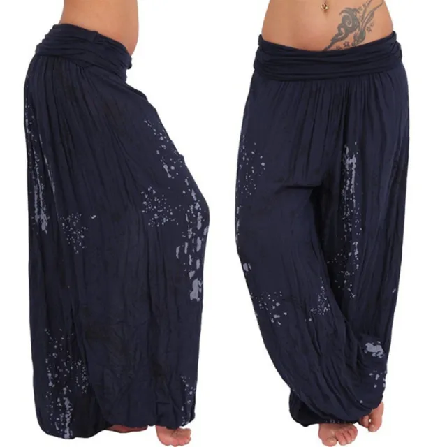 Women's wide leg wide leg pants Black - Shop at LoveMi