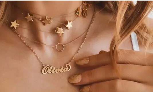 Personalization Titanium Steel Custom Name Necklace