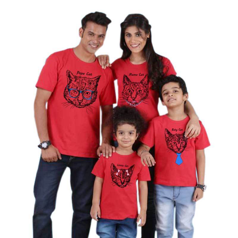 Title 1, Family of four parent-child T-shirts