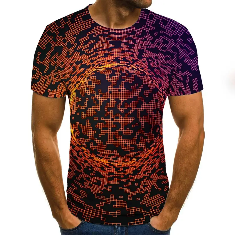 Men's casual short sleeve T-shirt