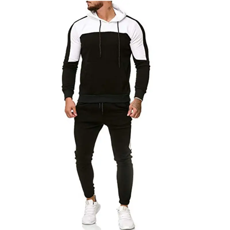 Men's sports and leisure hooded suit
