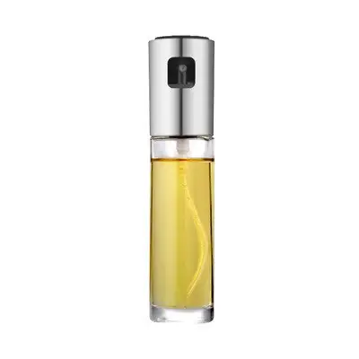 BBQ Healthy Kitchen Cooking Oil Vinegar Spray Bottle Push Type Oil Spray