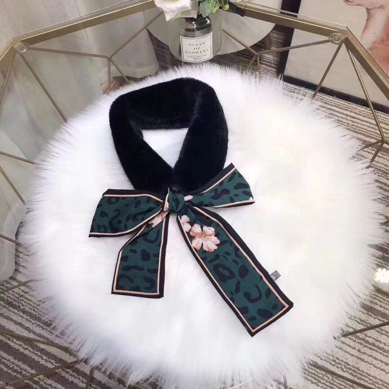Wild imitation rabbit fur Korean version fur collar small scarf