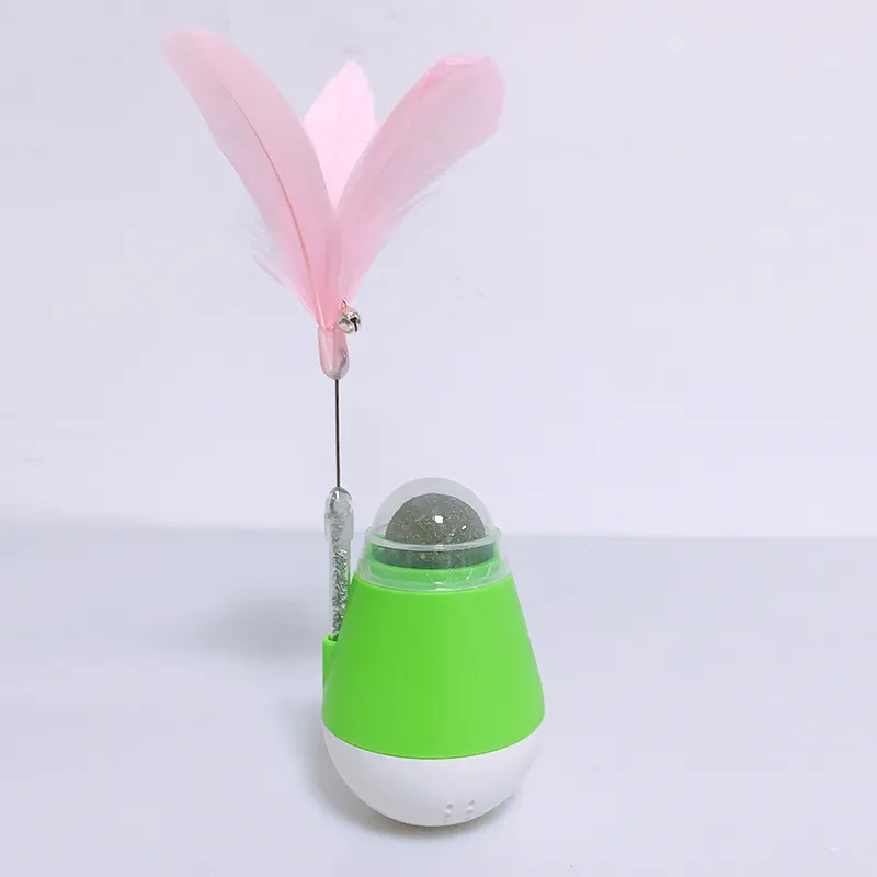 Tumbler funny cat toy - Green