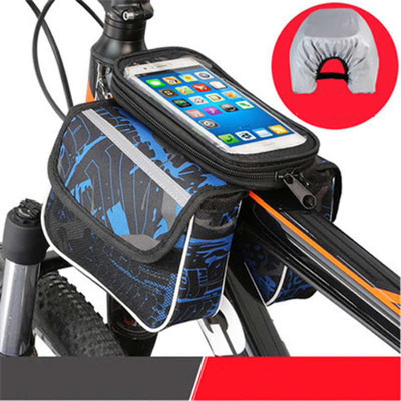 Mountain bike mobile phone bag in Blue