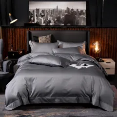 Four-piece bed - Carbin Grey - View 1