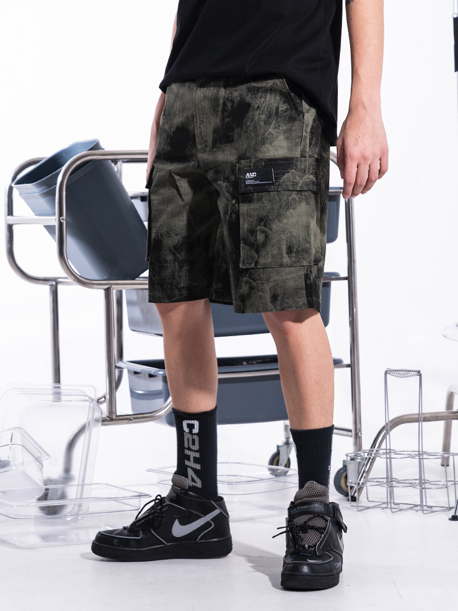 Summer casual loose camouflage shorts