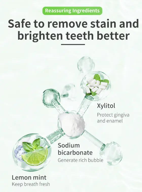 Lime tooth powder
