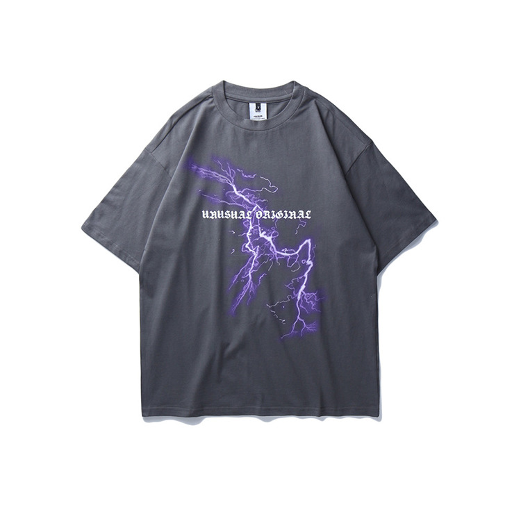 Title 4, Lightning-printed casual T-shirt