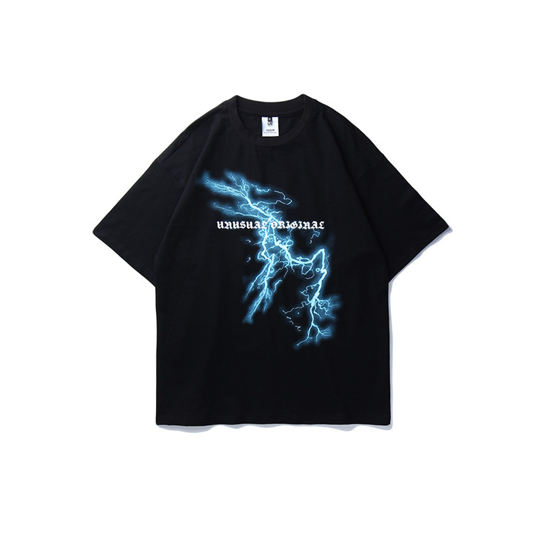 Title 3, Lightning-printed casual T-shirt