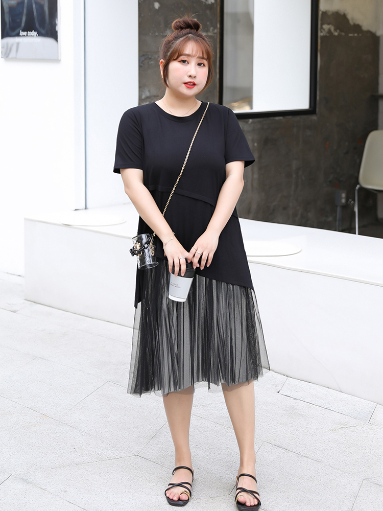 Two-piece dress plus size