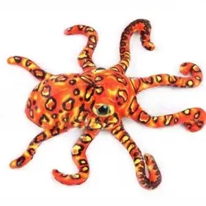 Leopard octopus marine plush toy