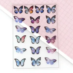 Crystal Epoxy Material Butterfly Phone Case Handmade DIY Material Accessories - Q5Pcs - View 1
