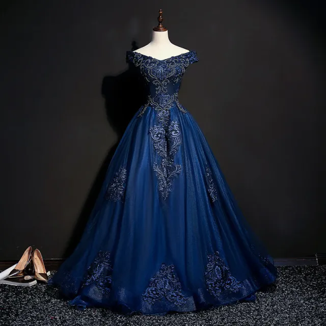 Evening dress wedding dress Navy - Shop at LoveMi