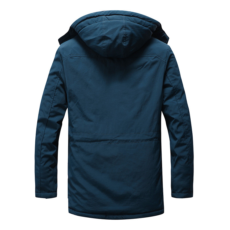 Fashion mid-length cotton coat