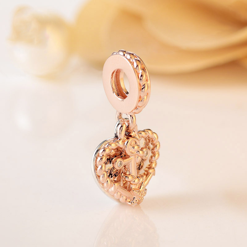 Knot heart-shaped and true love anchor bracelet