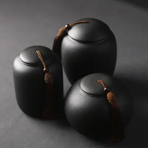 Ceramic Jar Sealed Storage Container
